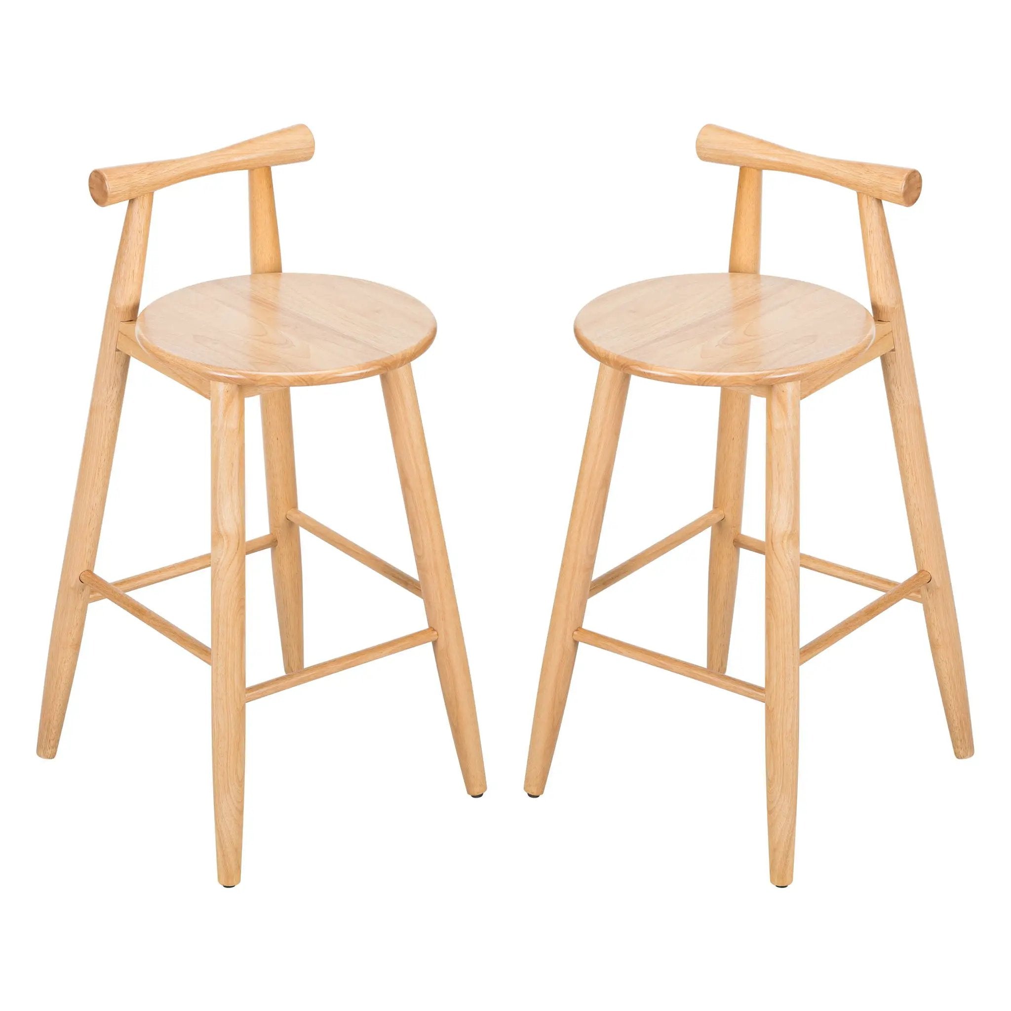 Grove Indoor Barstool (Set of 2) - Natural by HouseOfZazla