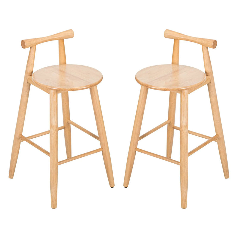 Grove Indoor Barstool (Set of 2) - Natural by HouseOfZazla