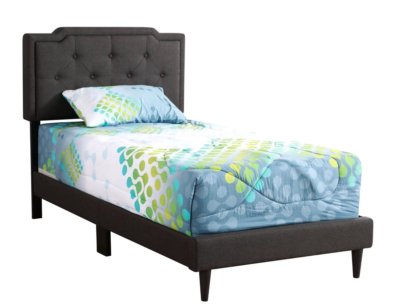 Button Tufted Bed Charming For Cozy Spaces by HouseOfZazla