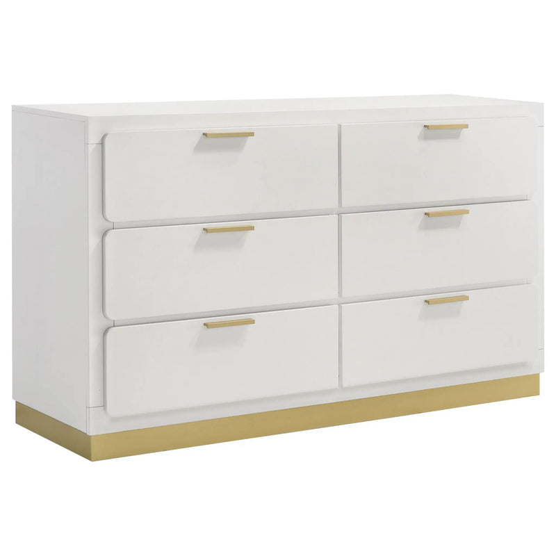Caraway 4-piece California King Bedroom Set White by Unique Piece Furniture