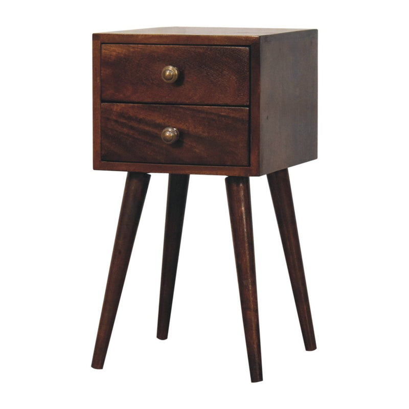 Solid Wood Mini Nightstand by HouseOfZazla