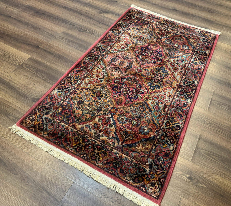3x5 Karastan Multicolor Panel Kirman Rug #717, Wool Original 700 Series by Jewel Rugs