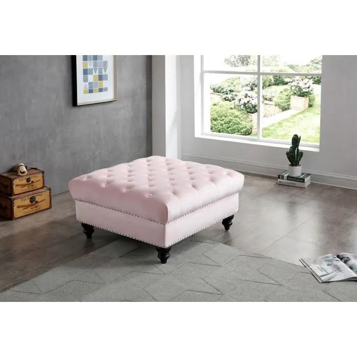 Soft Charming Traditional Ottoman by Unique Piece Furniture