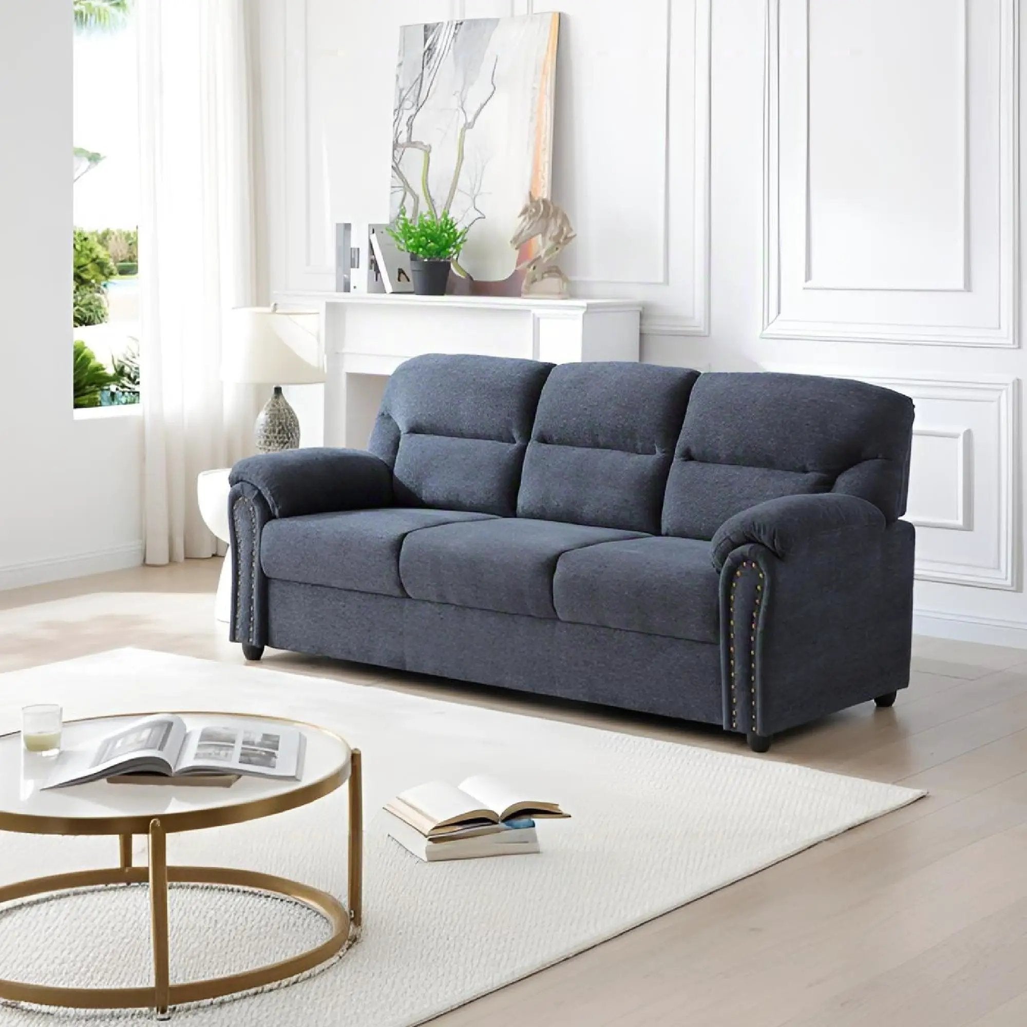 Hamilton - Sofa With Nailhead Trim by Unique Piece Furniture
