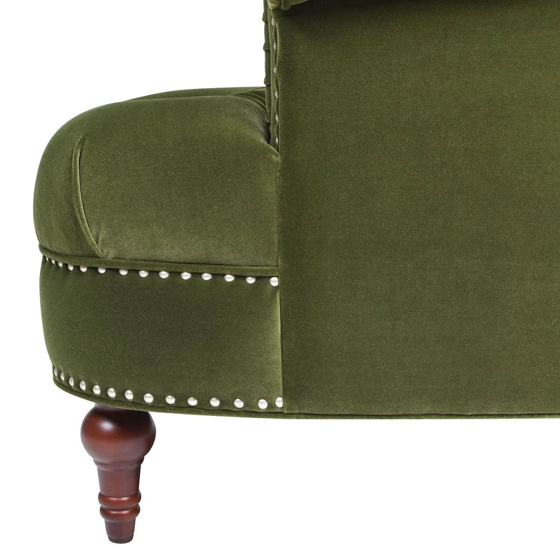 La Rosa - Victorian Tufted Upholstered Accent Chair by HouseOfZazla