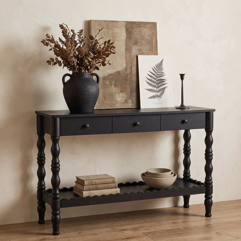 47.2'' Solid Wood Console Table for Entryway by HouseOfZazla