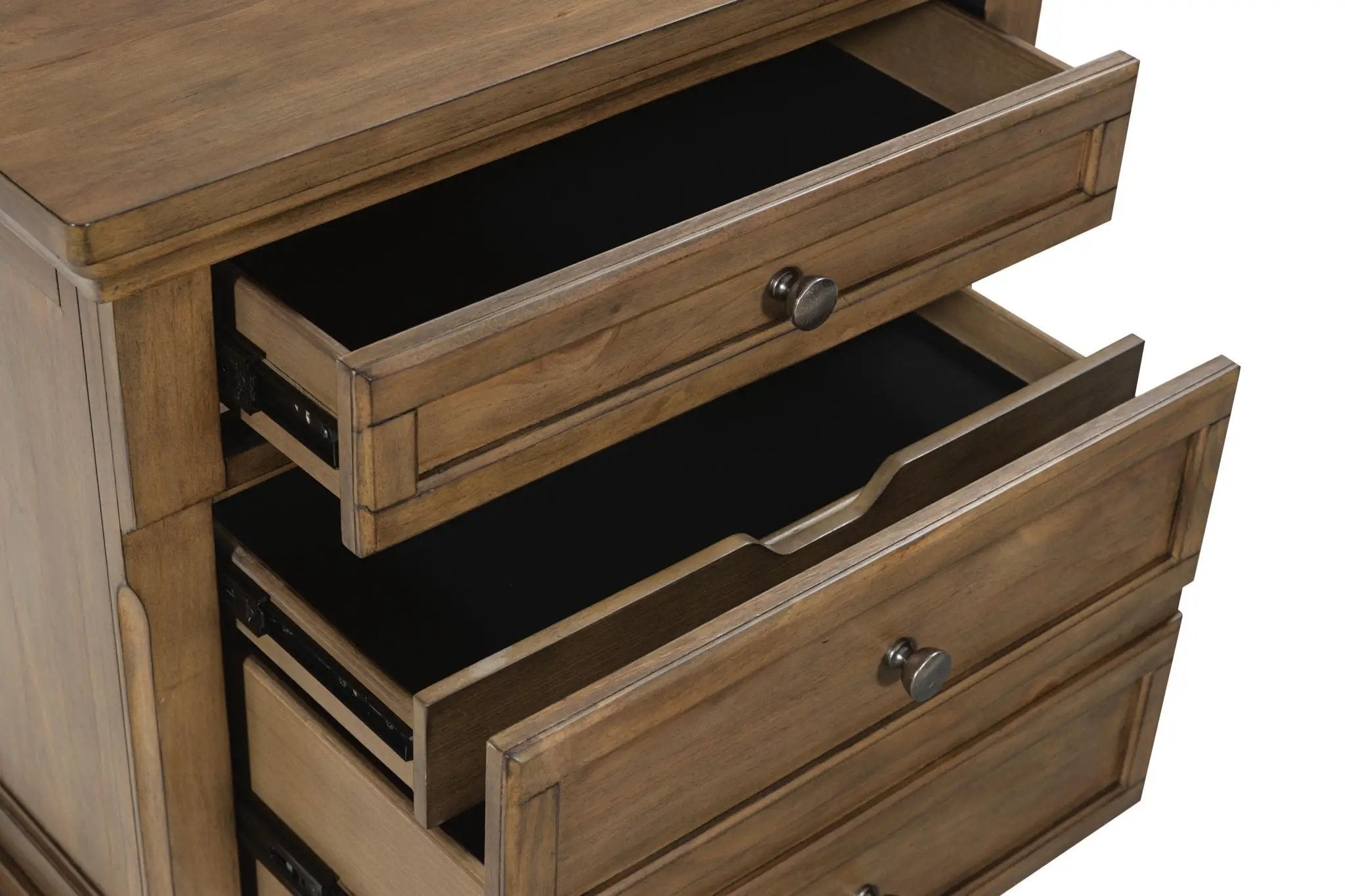 Feddinger - Two Drawer Night Stand - Medium Brown by Unique Piece Furniture