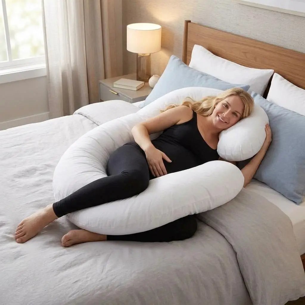 C-Shape Pregnancy Body Pillow by HouseOfZazla