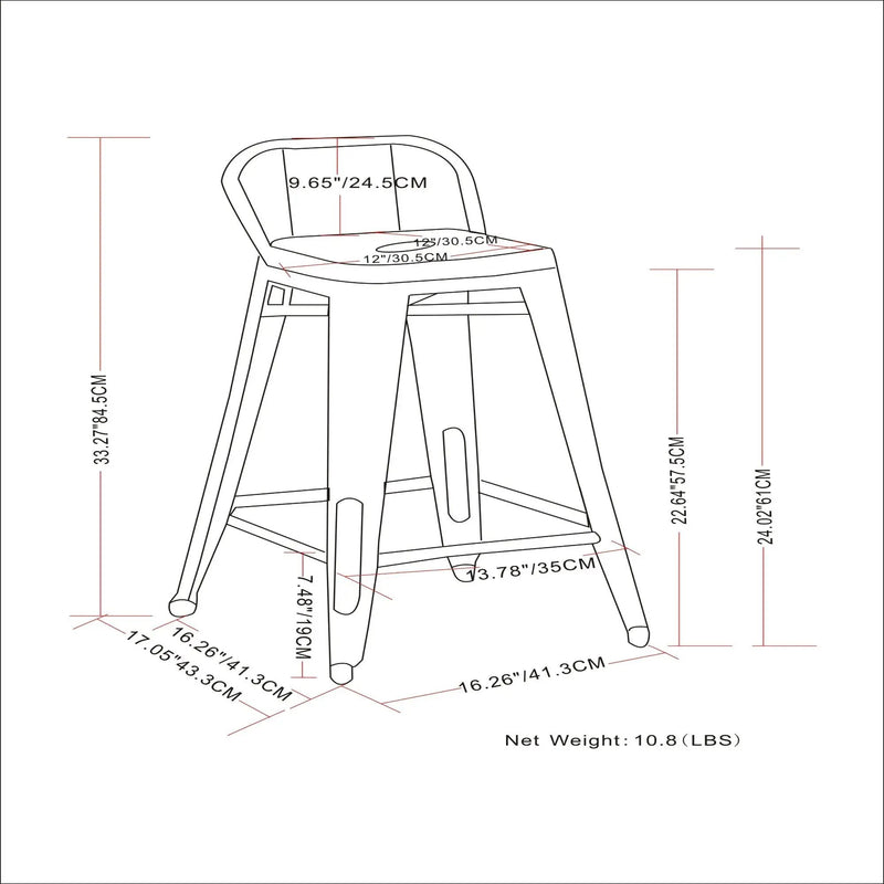 Rayne - Multifunctional Metal Stool by Unique Piece Furniture