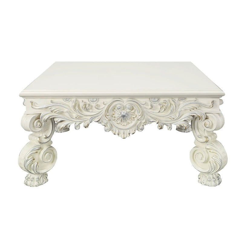 Adara Elegant White Coffee Table by HouseOfZazla