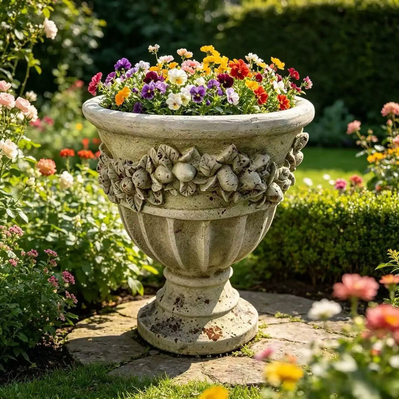 MGO Garden Planter in Rust Finish by HouseOfZazla