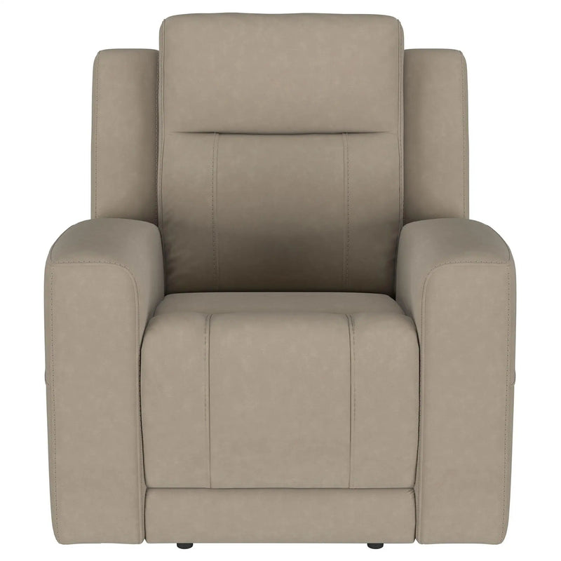 Slater - Upholstered Recliner Chair With Manual Recline - Taupe by Unique Piece Furniture