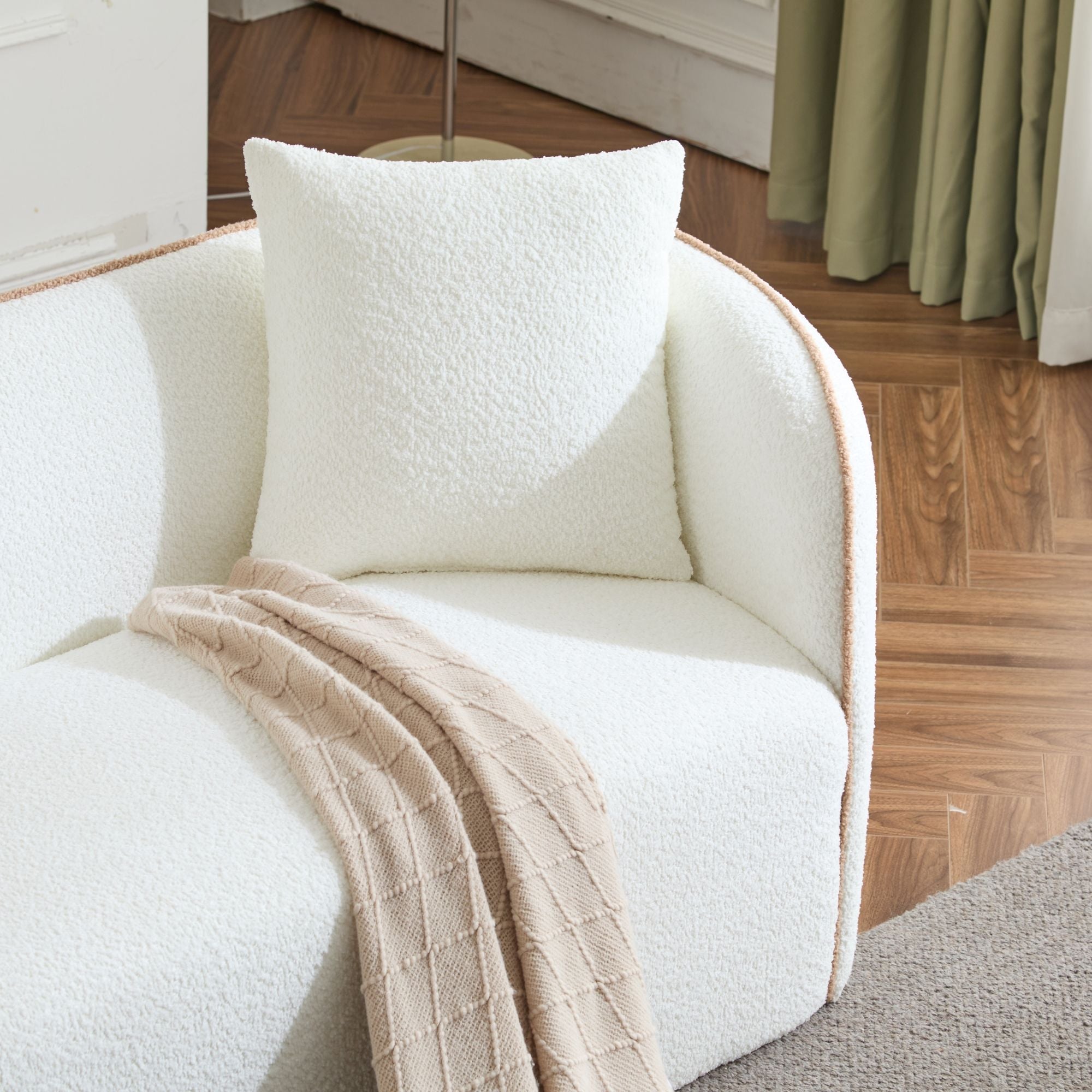 Coral - Curved Sofa, 3 Seater by HouseOfZazla