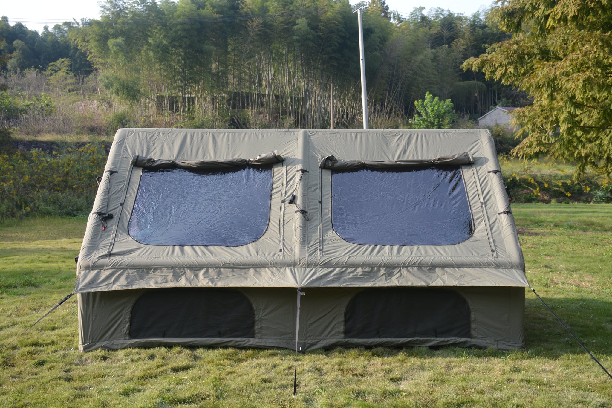 9.8 x 13ft Inflatable Camping Tent with Hand Pump by HouseOfZazla