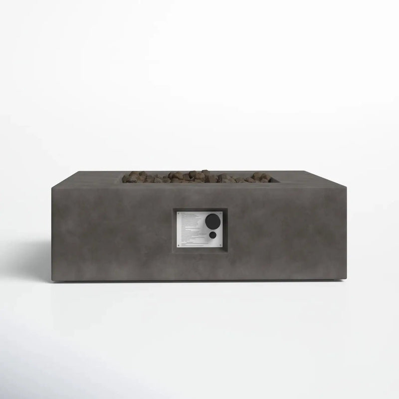 Outdoor Handcrafted Fire Pit Table - Charcoal by Unique Piece Furniture