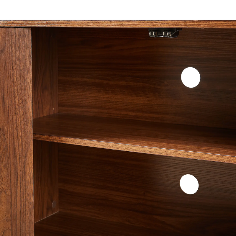 Sideboard Storage Cabinet TV Stand with Wave Pattern by HouseOfZazla