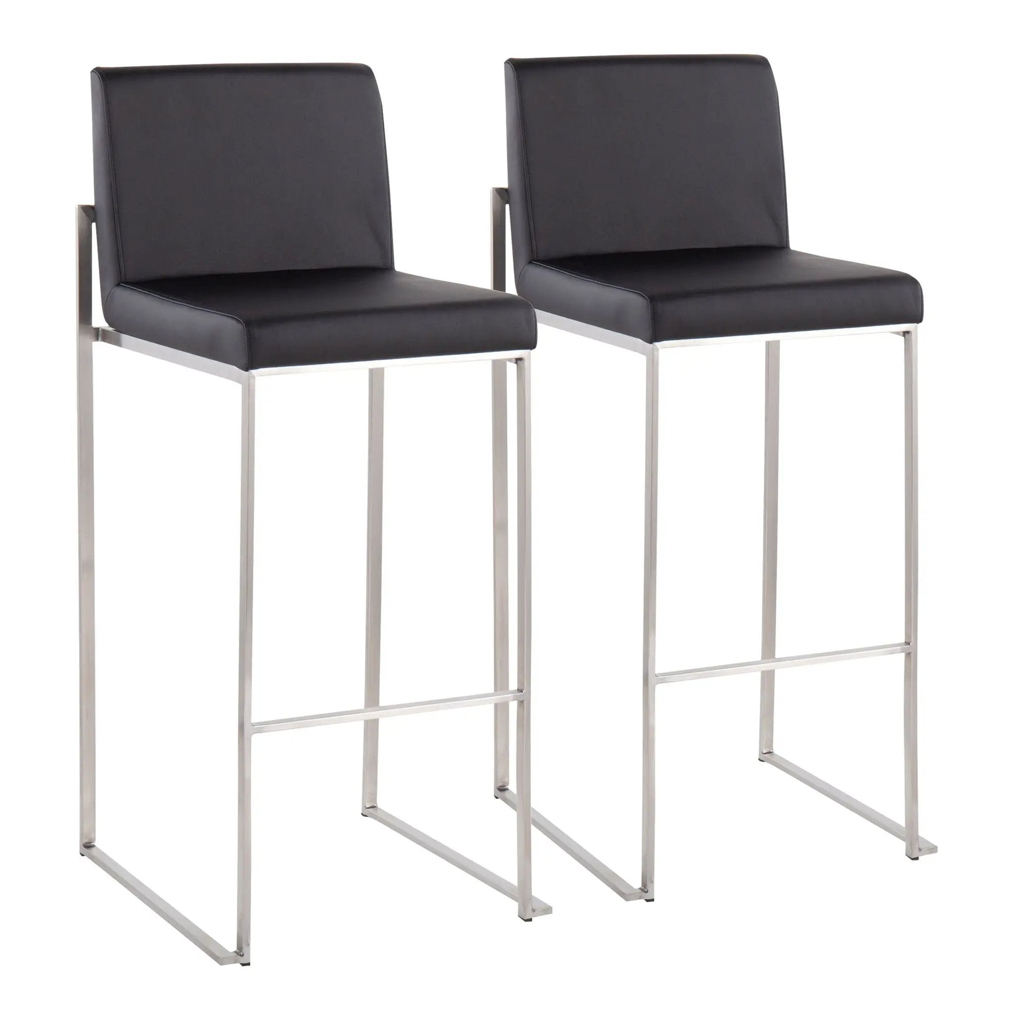 Fuji - Contemporary And Modern Elegance High Back Barstool by Unique Piece Furniture