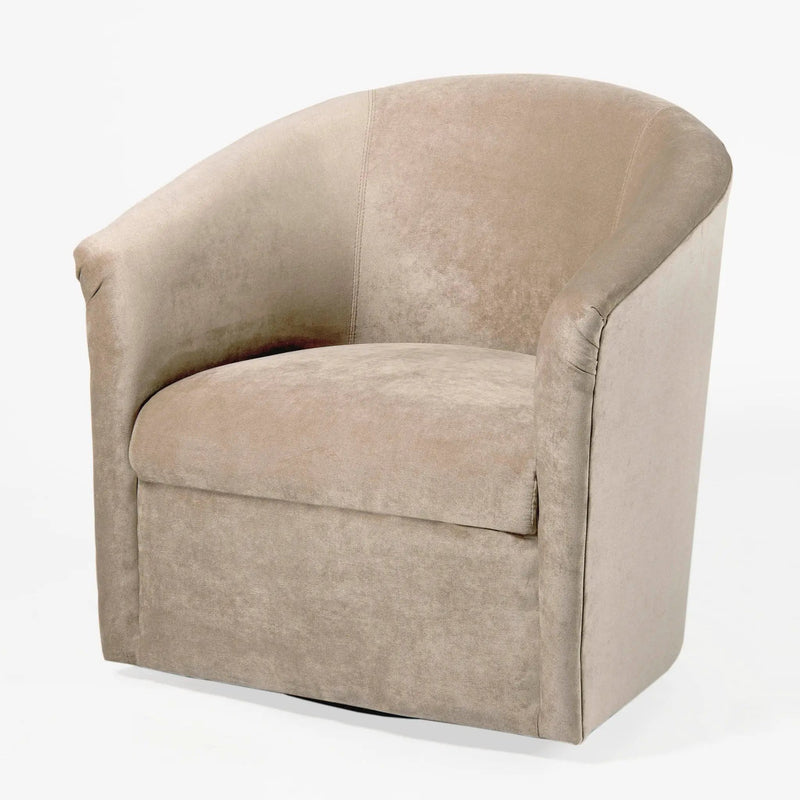 Eden - Swivel Chair With Upholstery And Hardwood Frame by HouseOfZazla