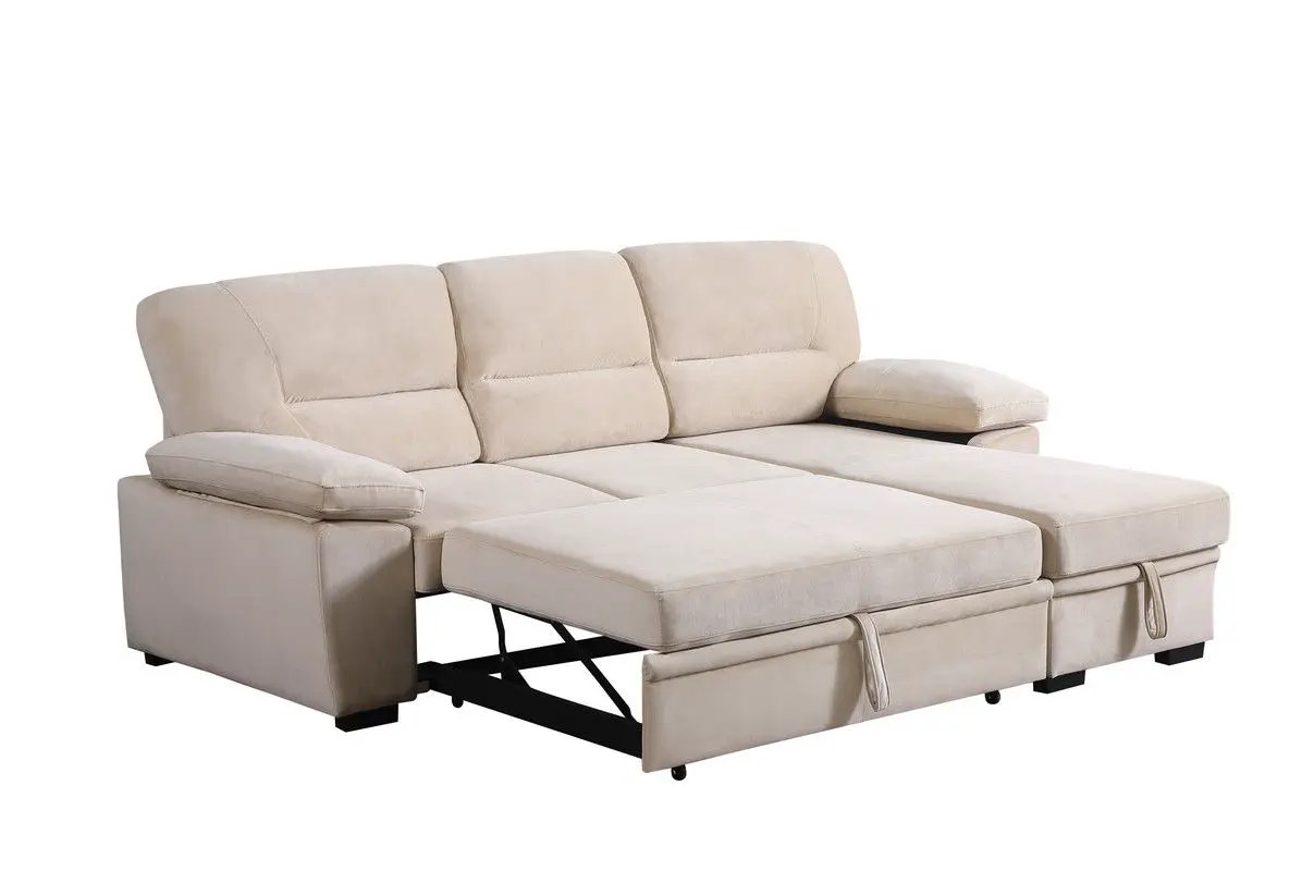 Kipling - Reversible Sleeper Sectional Sofa Chaise by Unique Piece Furniture