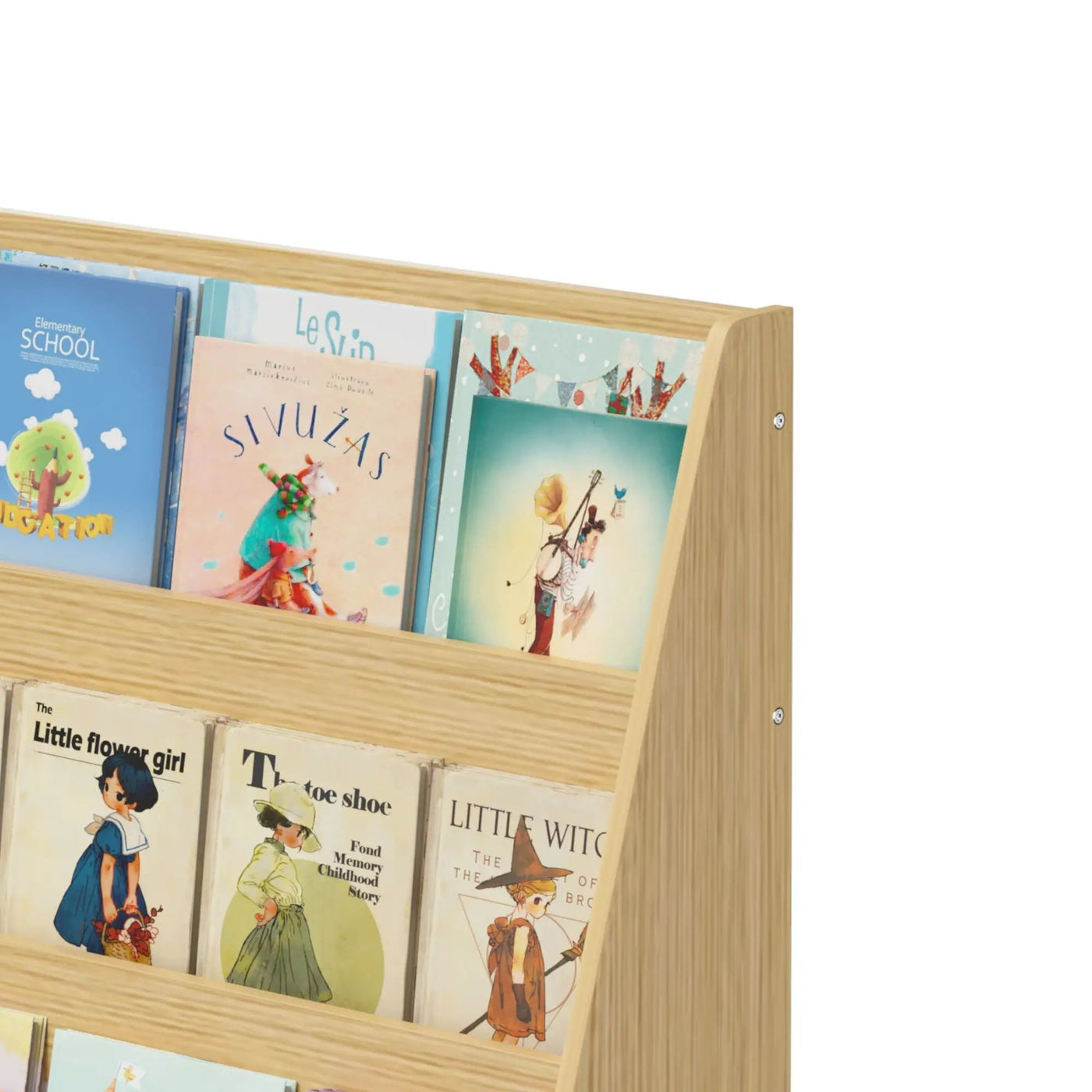 4 Tier Bookshelf, Toddler Book Display Shelves by HouseOfZazla