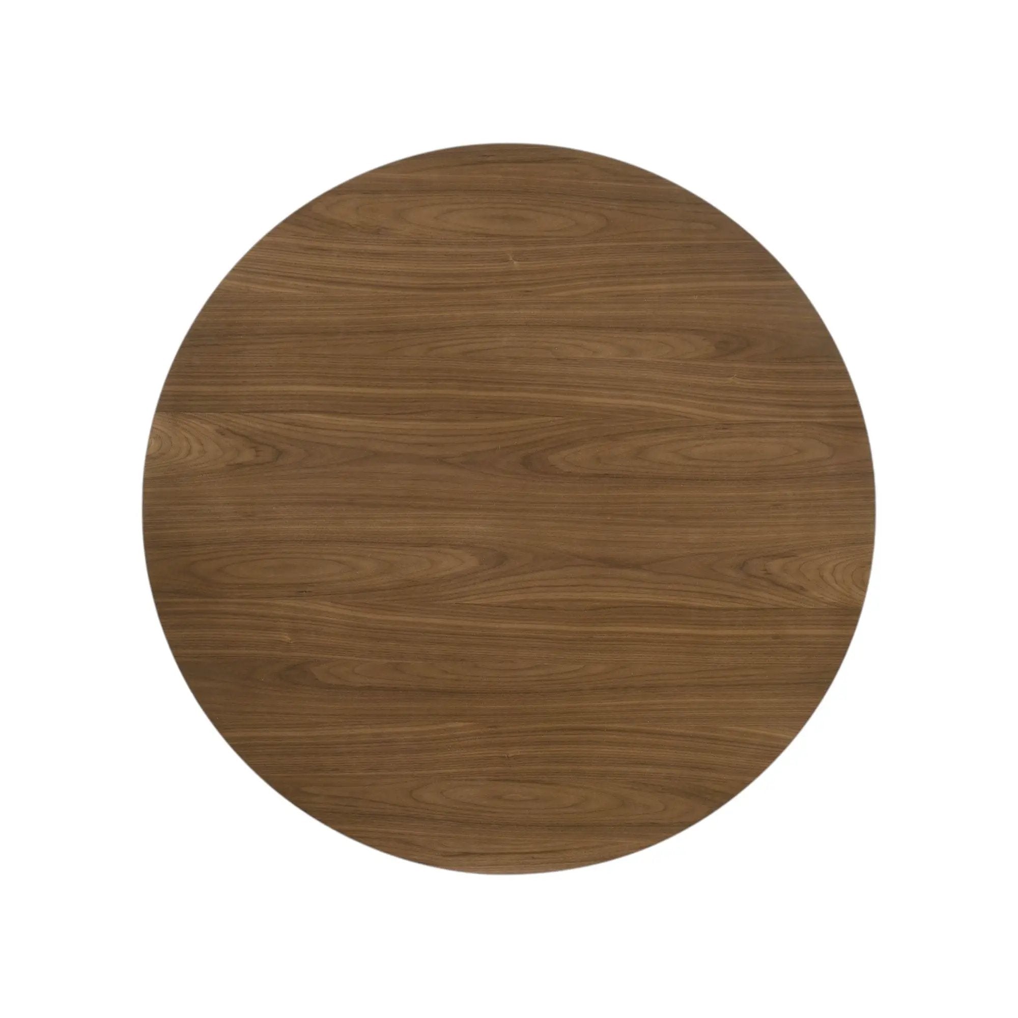 Delmon - Round Dining Table - Dark Walnut by HouseOfZazla