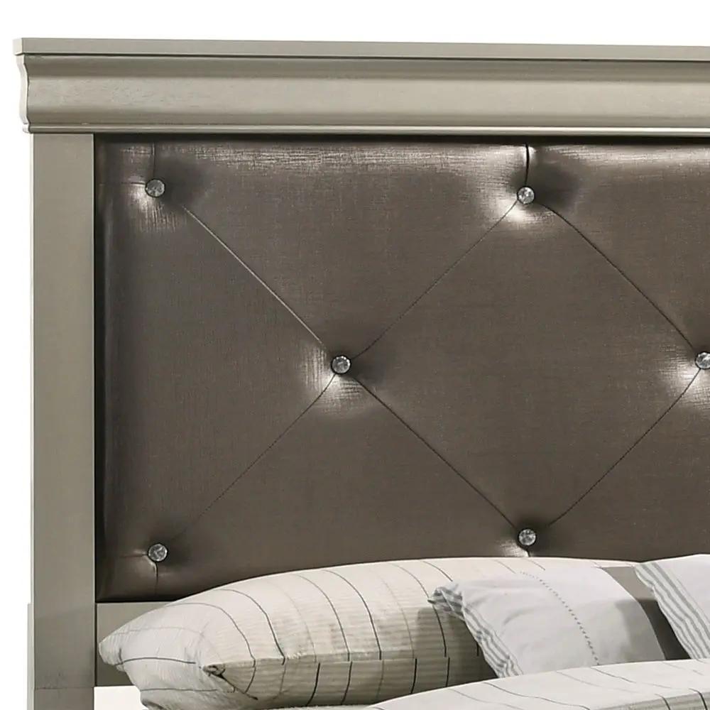 Chic Elegantly Designed Transitional Bed by HouseOfZazla