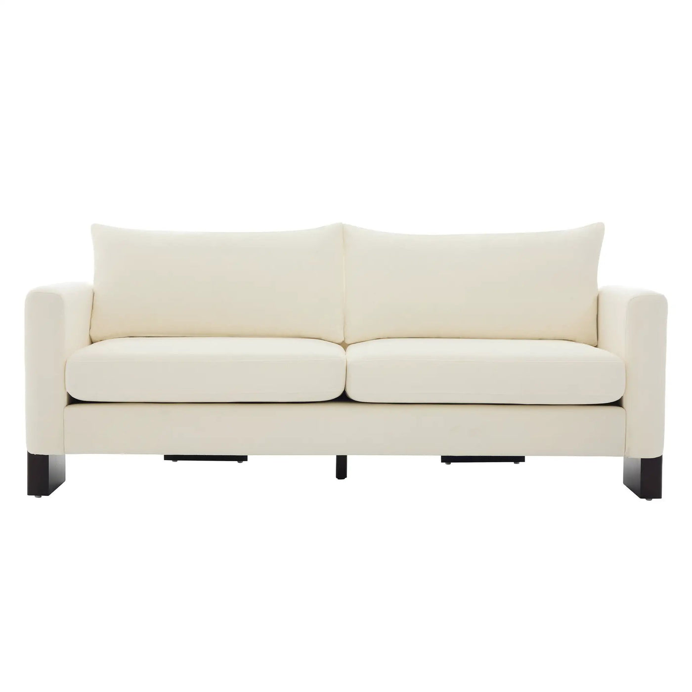 Modern Sofa Couch Stylish 3-Seater Sofa with Rubberwood Legs by HouseOfZazla