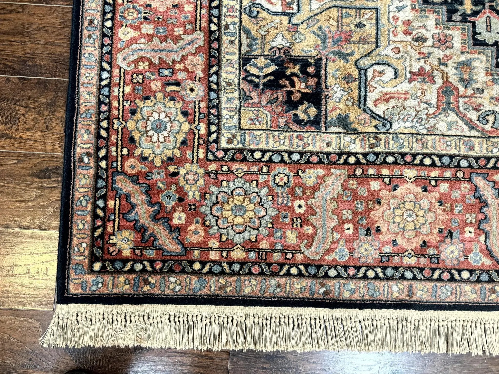 Karastan Navy Heriz #700/701 Rug, 8.8 x 10.6 Karastan Carpet, Wool Pile, Discontinued Vintage Karastan Rug, Original 700 Series, Geometric by Jewel Rugs