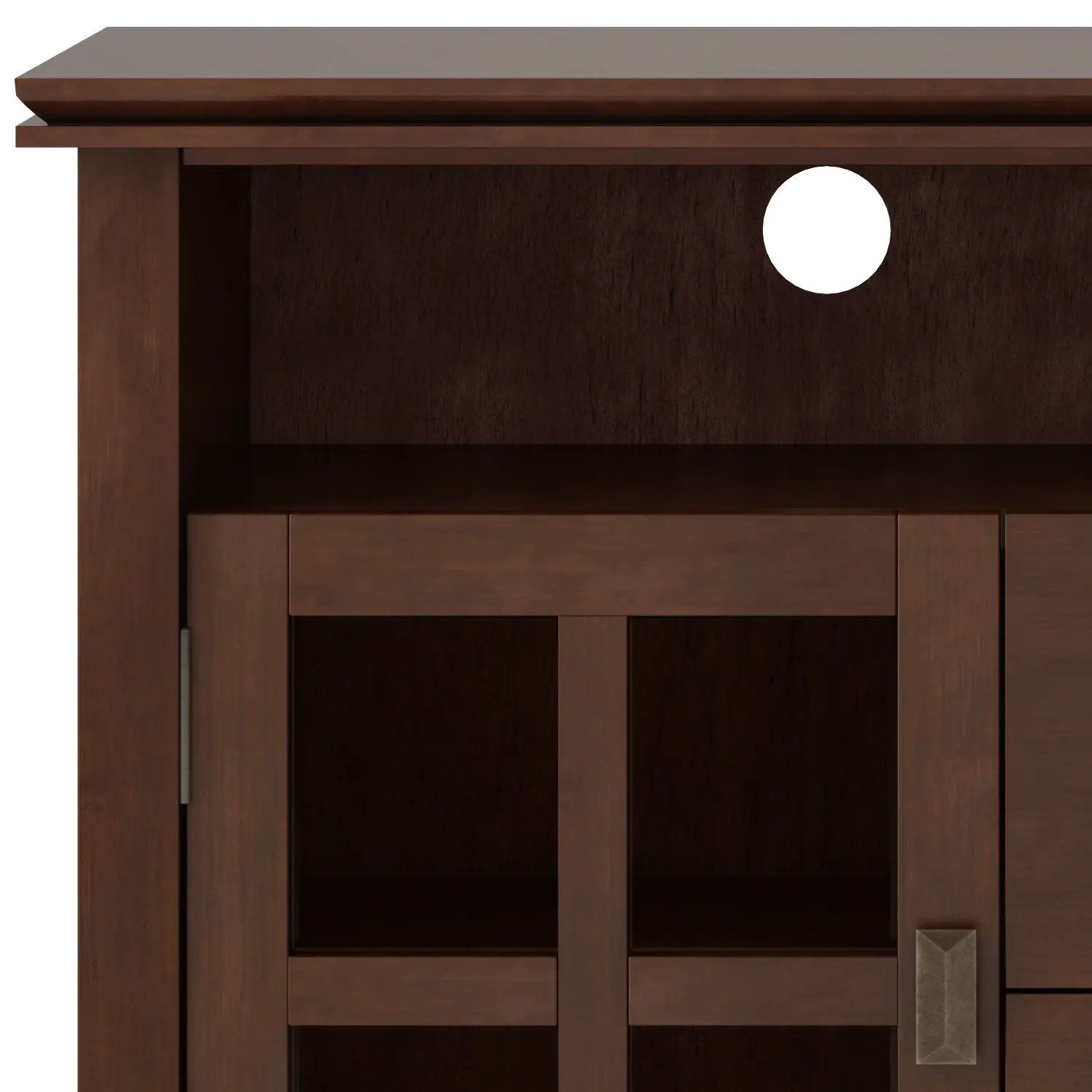 Artisan - TV Media Stand, Handcrafted - Russet Brown by HouseOfZazla