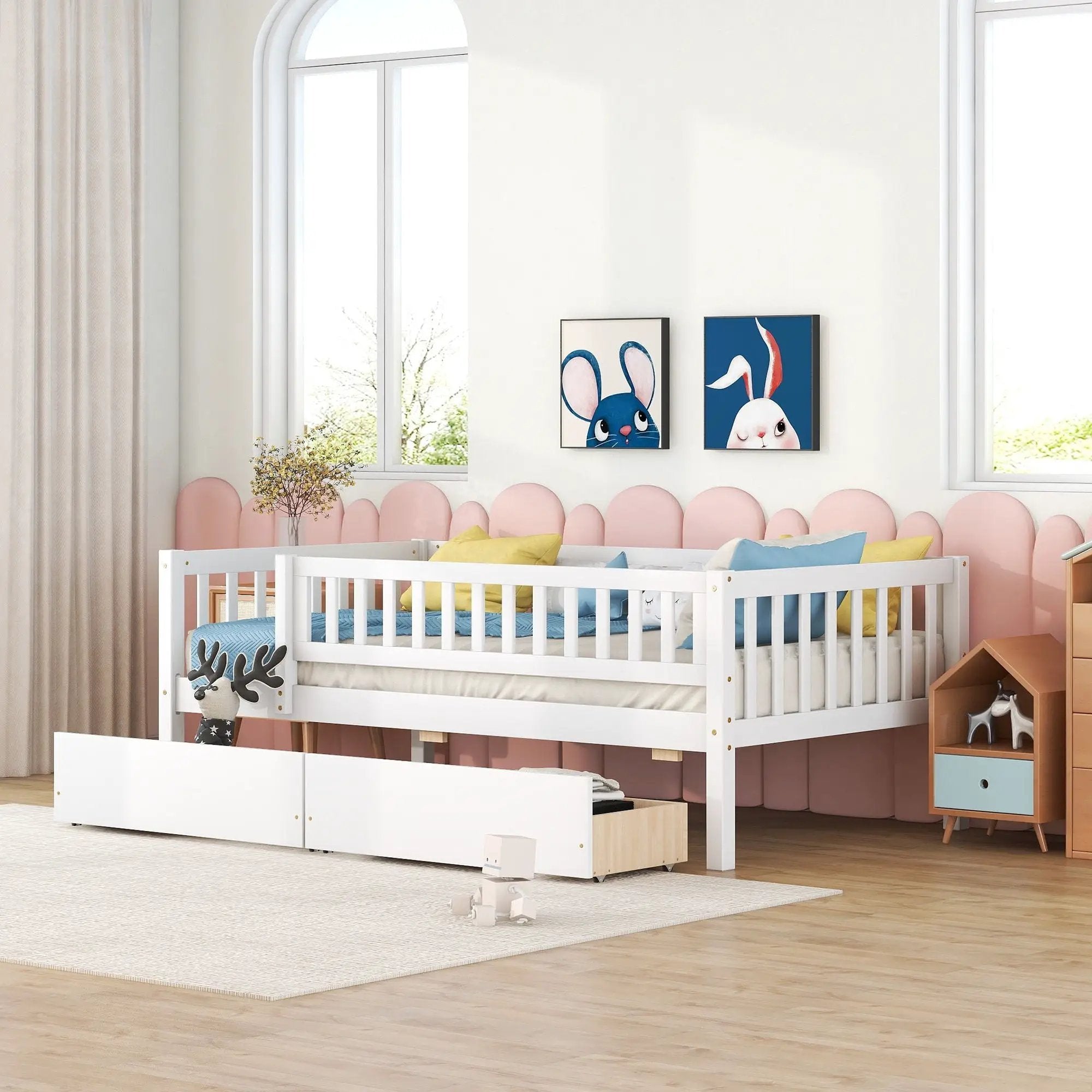 Multi Functional Wooden Daybed Bed by Unique Piece Furniture