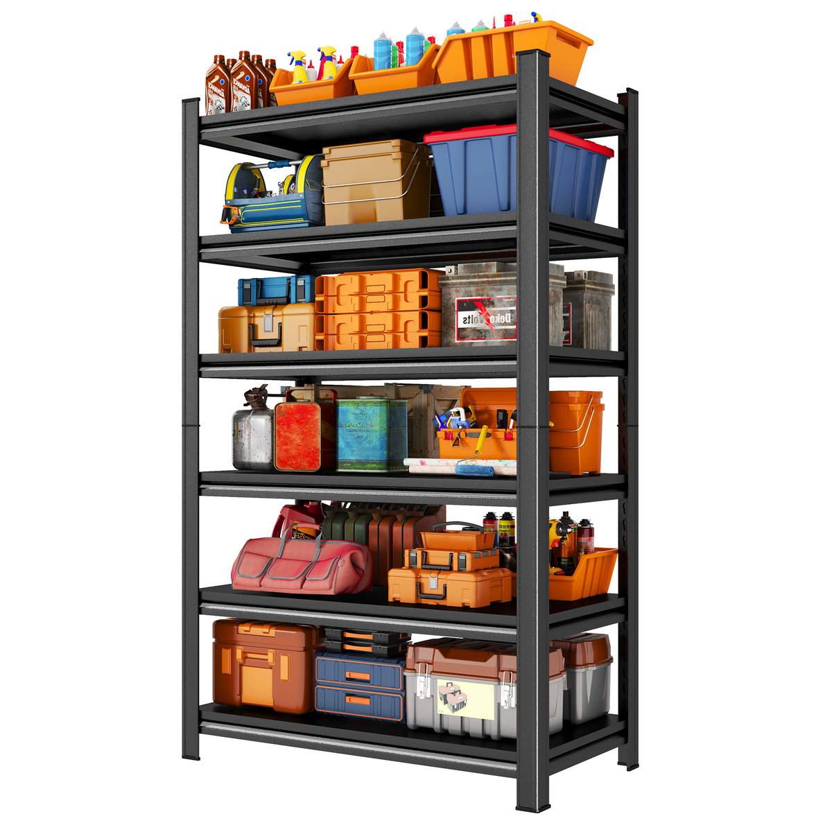 6-Tier Garage Storage Shelving Unit by HouseOfZazla