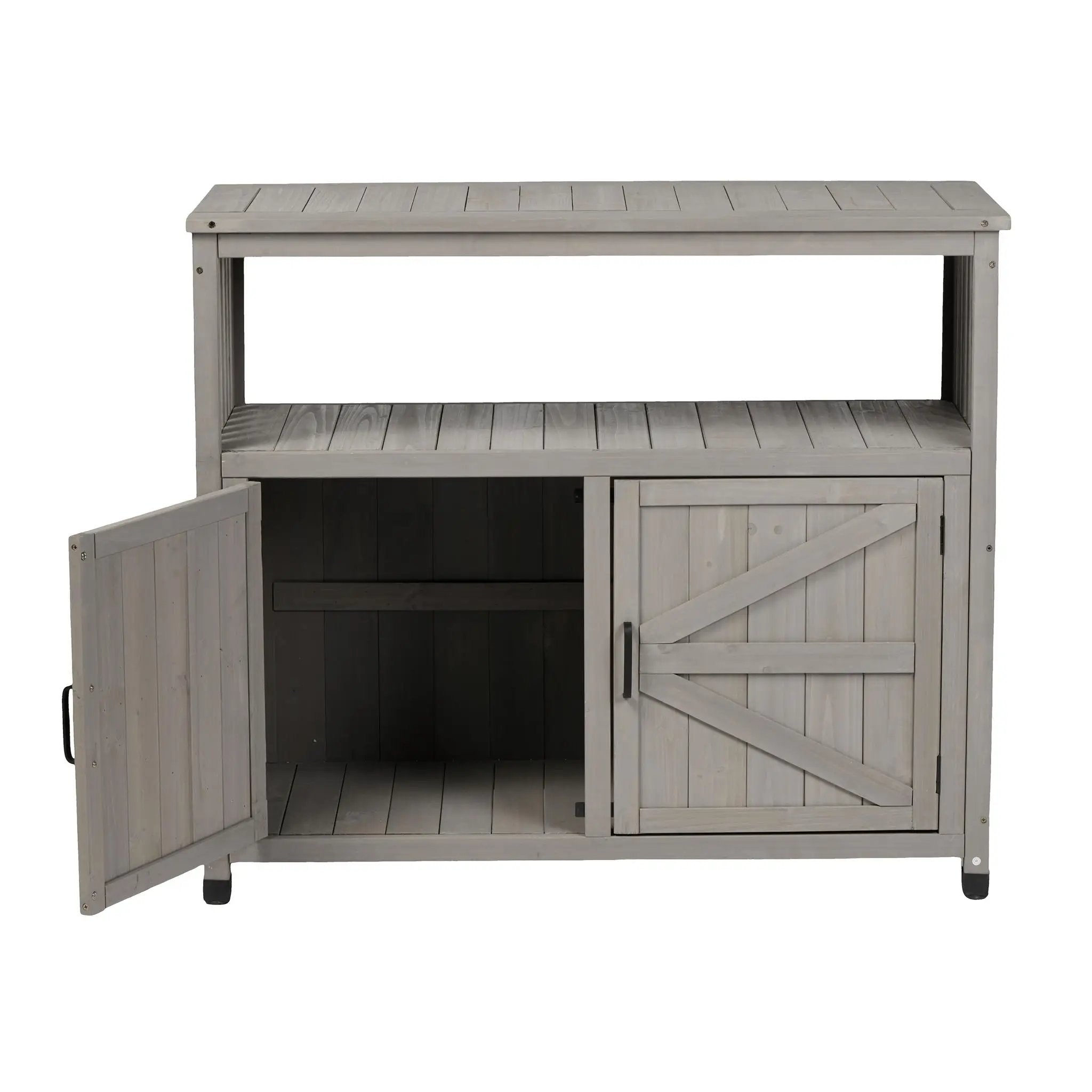 Patio Bar Table Set With Storage by HouseOfZazla