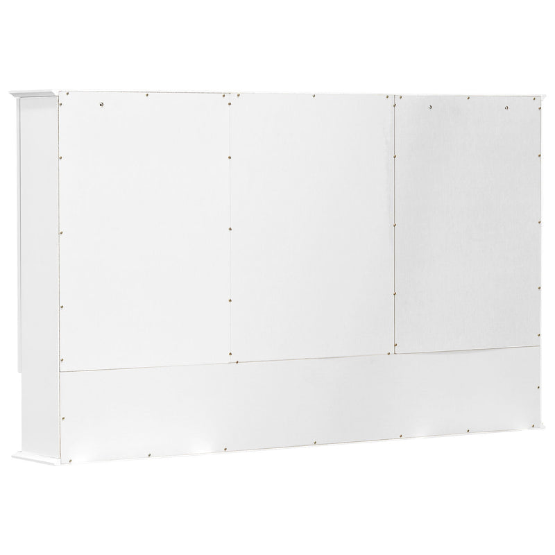 Wall Mounted Bathroom Medicine Cabinet With Double Mirrored Doors by HouseOfZazla