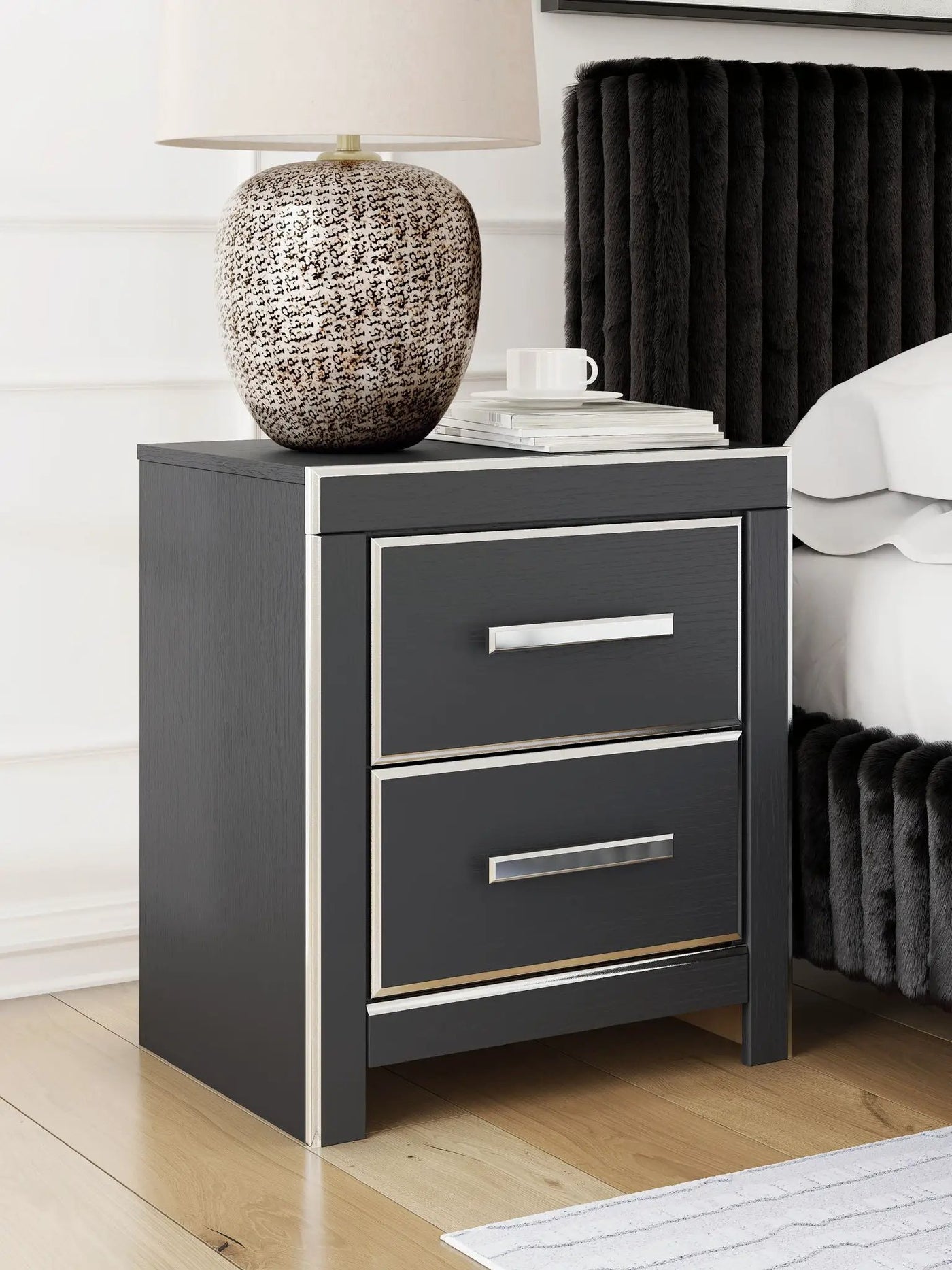 Zuraleus - Two Drawer Night Stand by Unique Piece Furniture