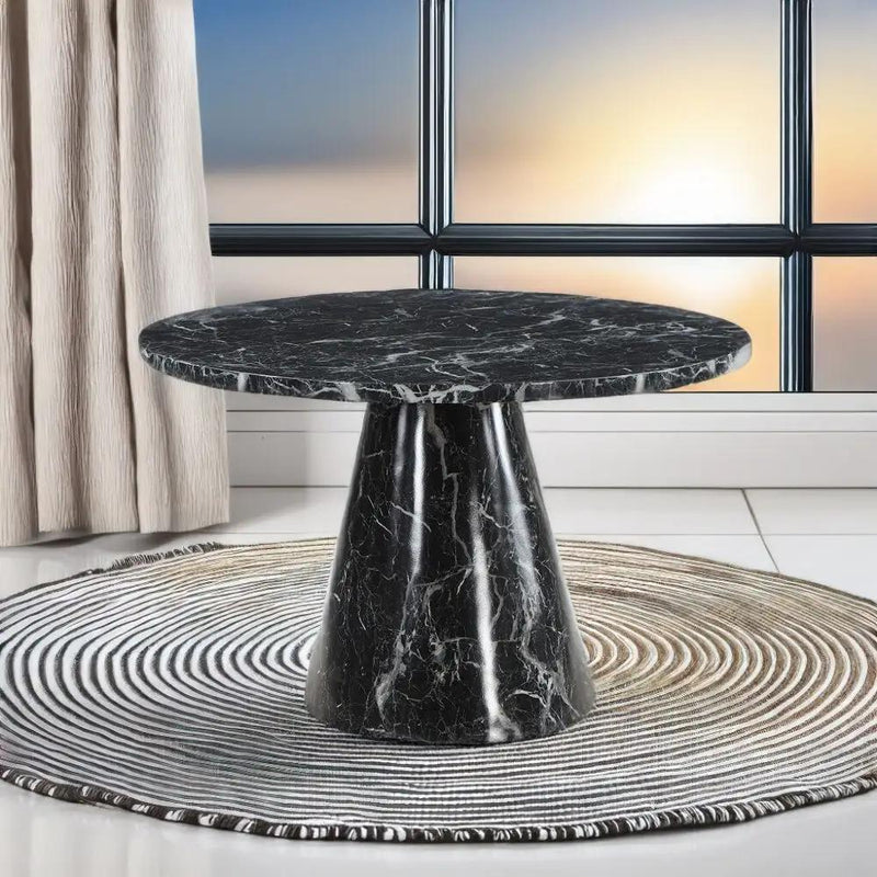 Hollis - Dining Table With Engineered Stone Top - Engineered Stone by Unique Piece Furniture