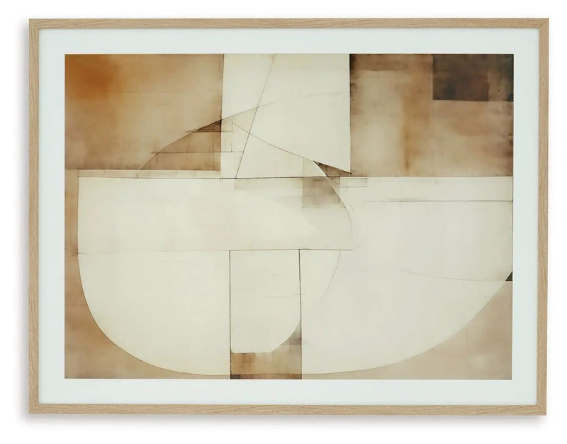 Corlain - Wall Art - Brown / Tan / White by Unique Piece Furniture