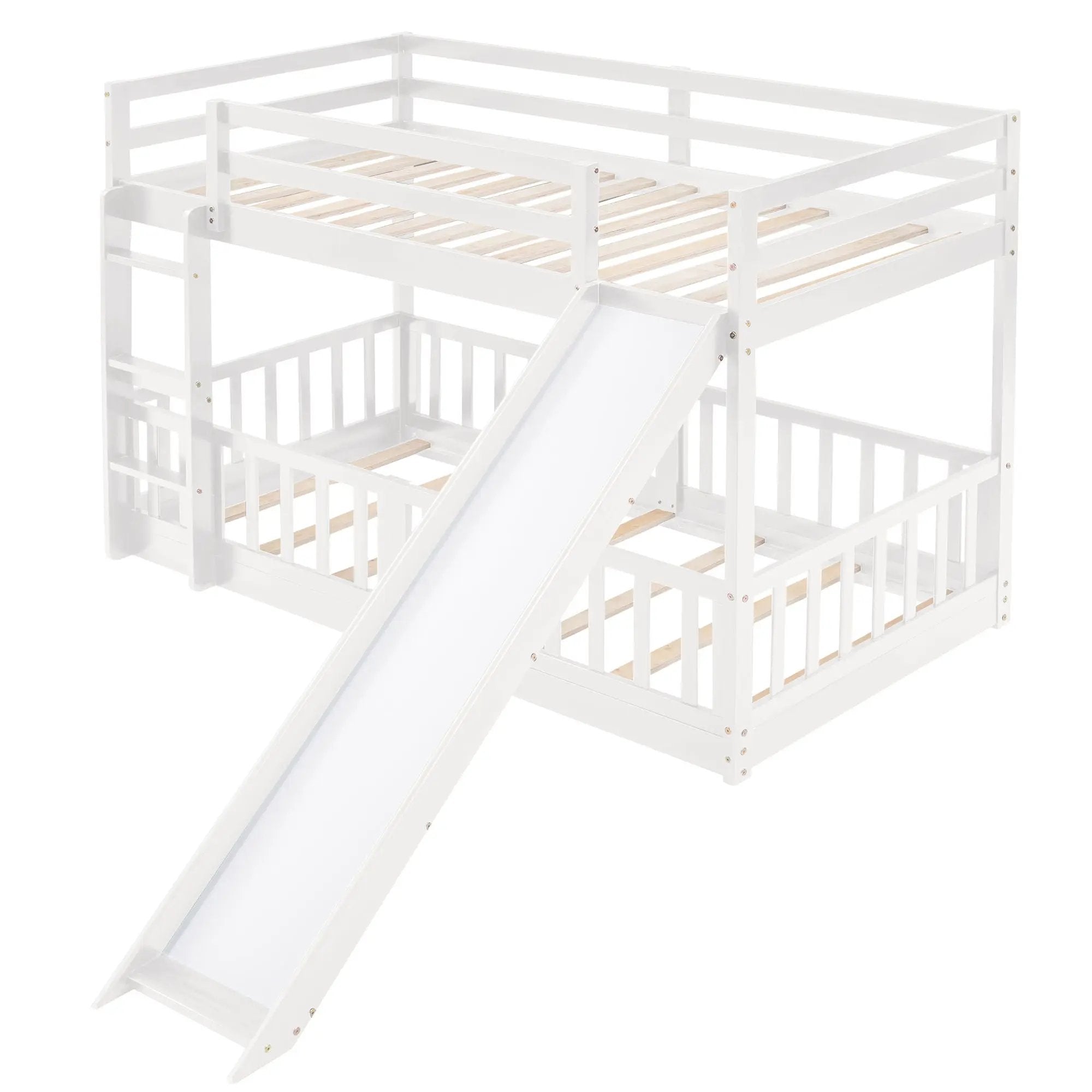 Functional Bunk Bed & Convertible Ladder And Slide by Unique Piece Furniture