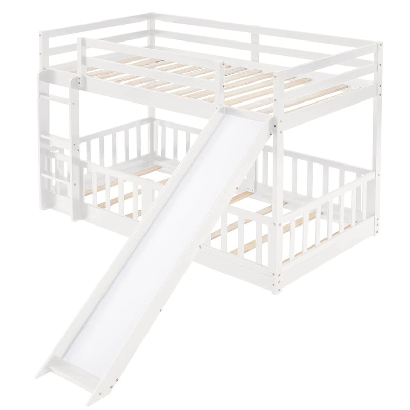 Functional Bunk Bed & Convertible Ladder And Slide by HouseOfZazla