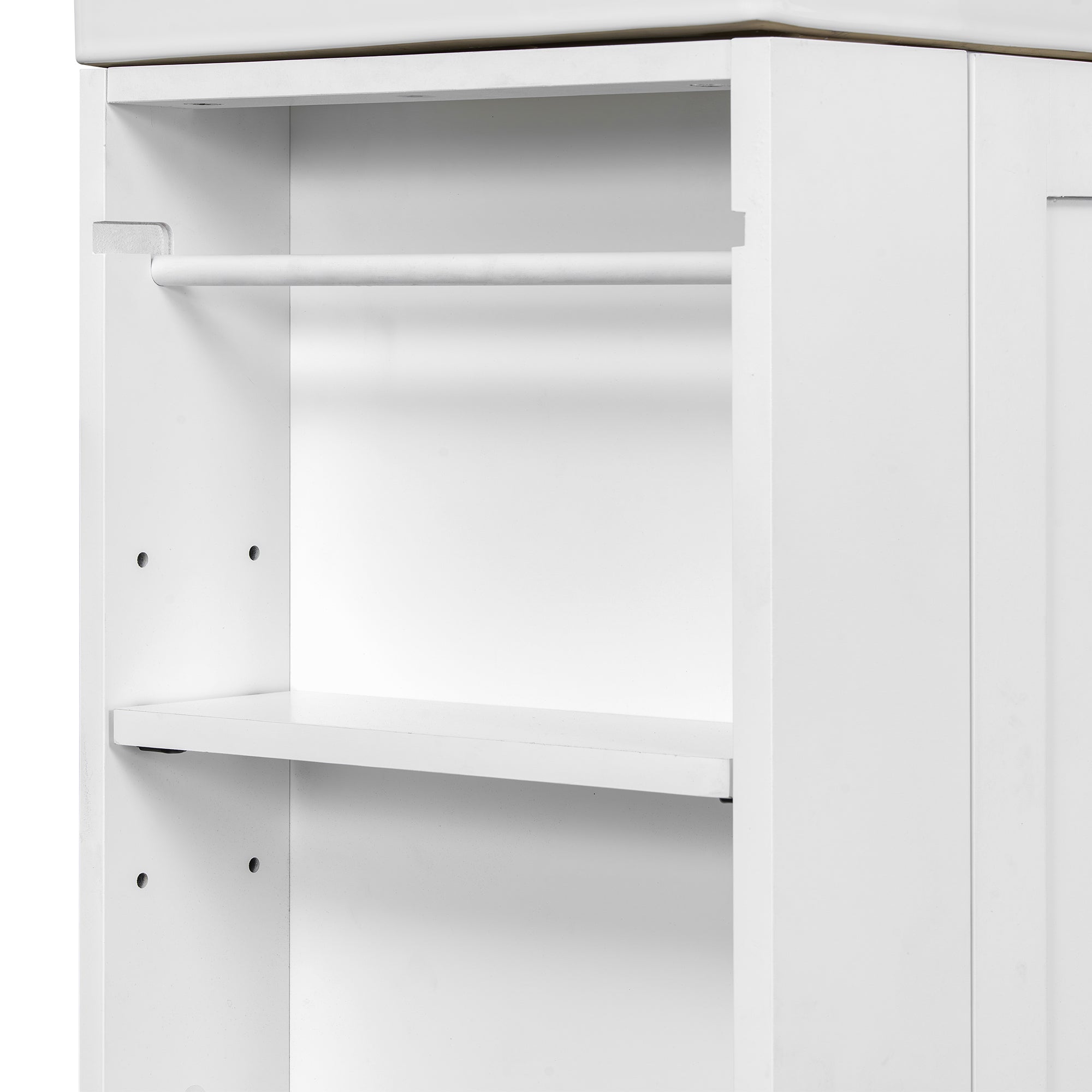 20-Inch Bathroom Vanity with Ceramic Sink and Storage Cabinet by HouseOfZazla