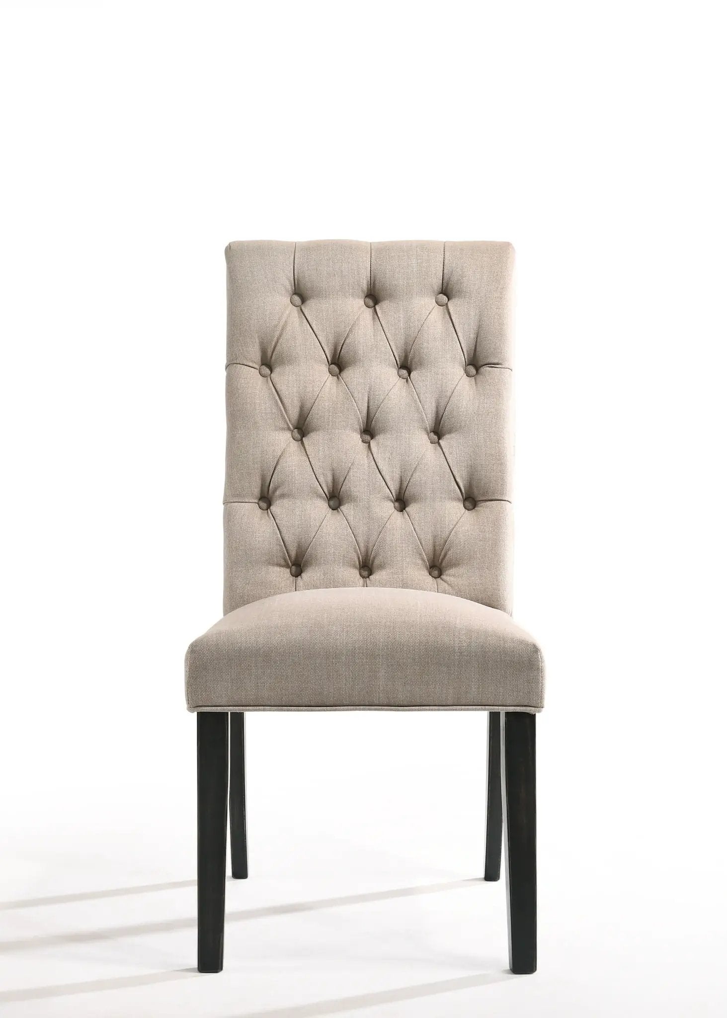 Morland - Vintage Side Chair (Set of 2) - Black / Tan by HouseOfZazla