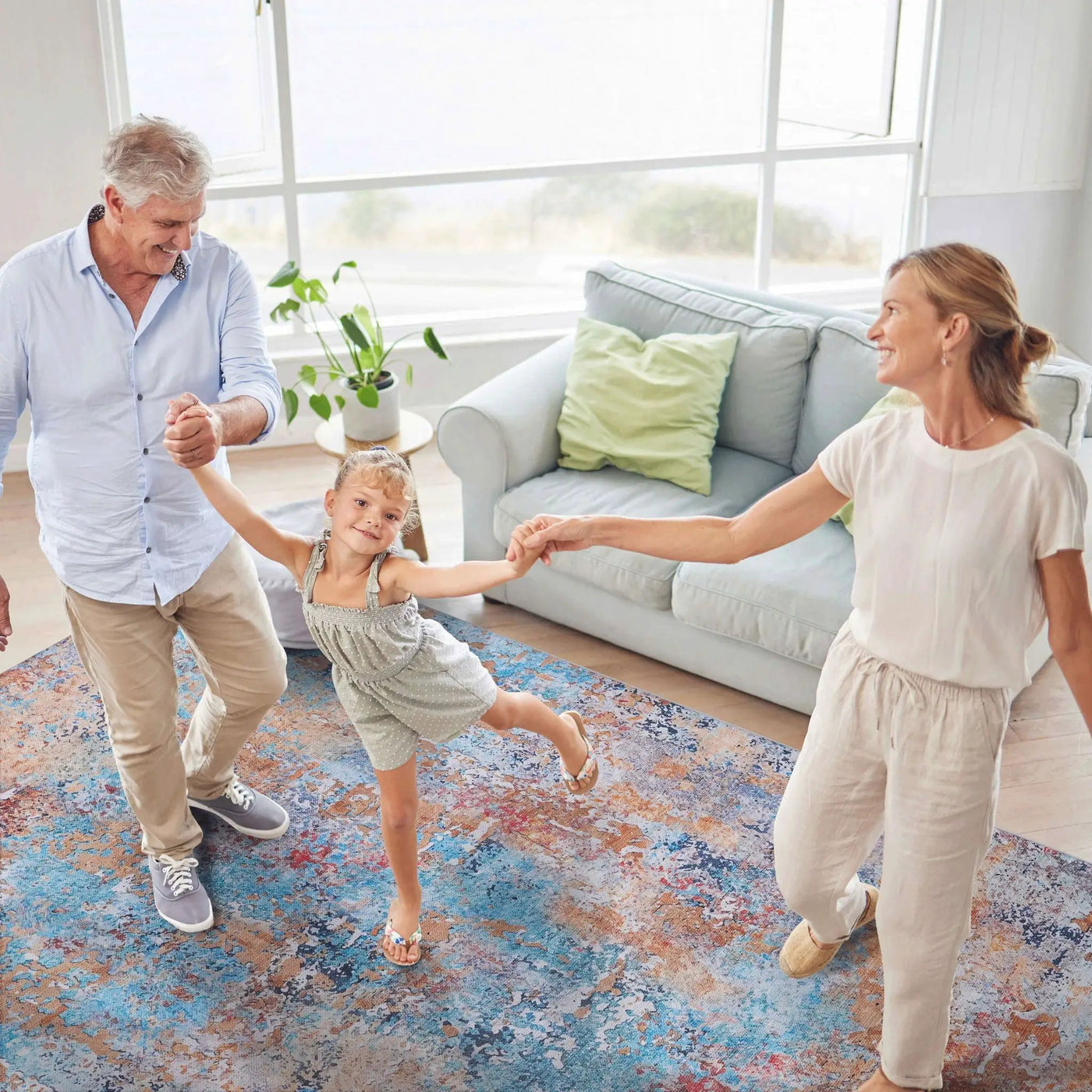 Maval - Abstract Washable Area Rug by Unique Piece Furniture