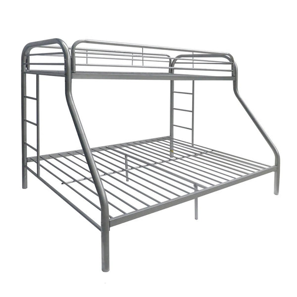 Tritan - Twin / Full Bunk Bed - Silver