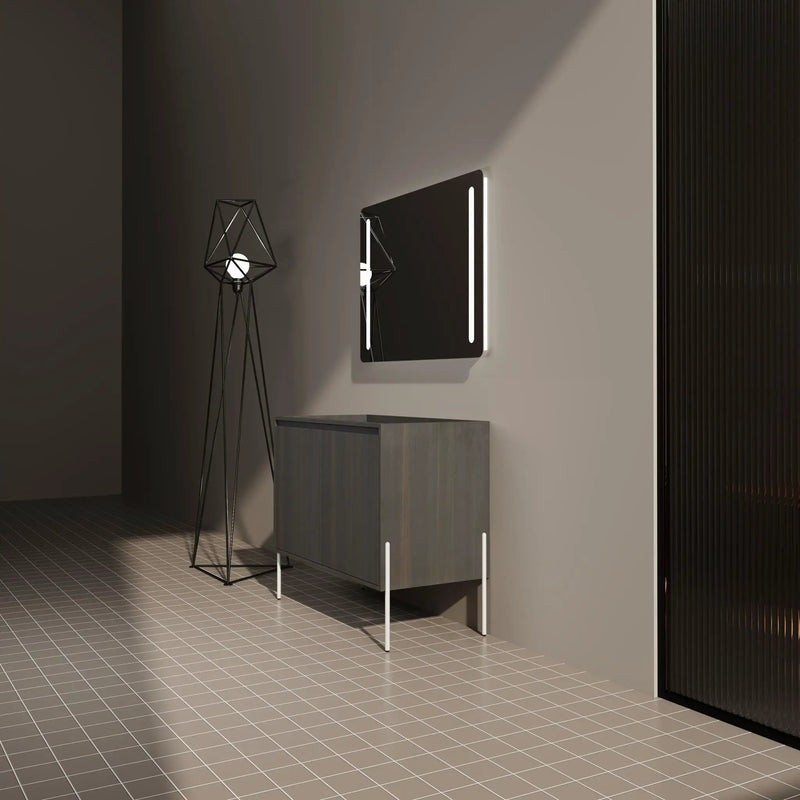 Freestanding Bathroom Vanity & Soft Close Cabinet Doors by Unique Piece Furniture
