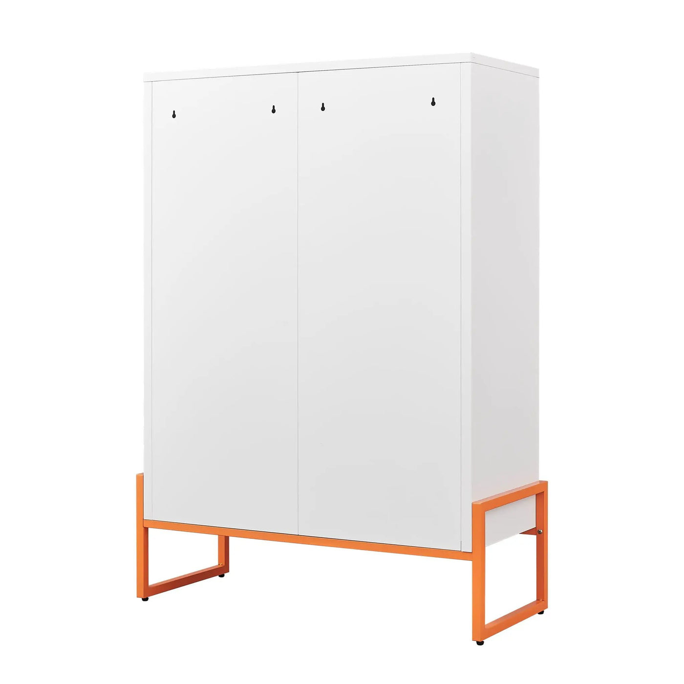 Modern Metal Shoe Cabinet With DoublebSided Doors And Adjustable Partitions by HouseOfZazla