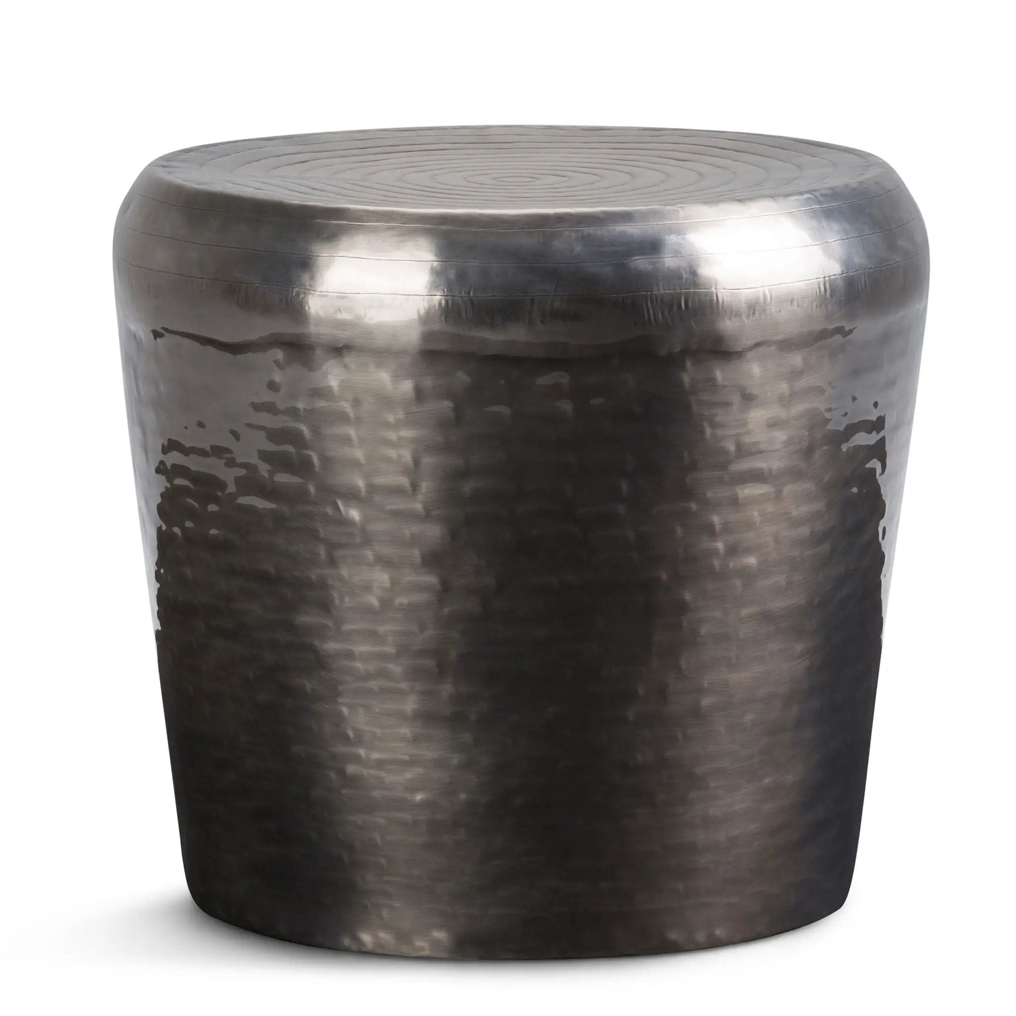 Troy - Metal Accent Table - Antique Silver by Unique Piece Furniture