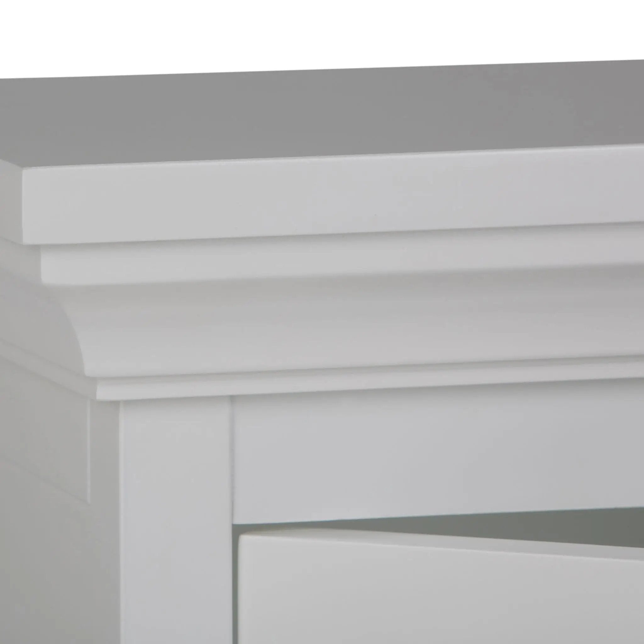 Avington - Single Door Wall Cabinet - Pure White by HouseOfZazla