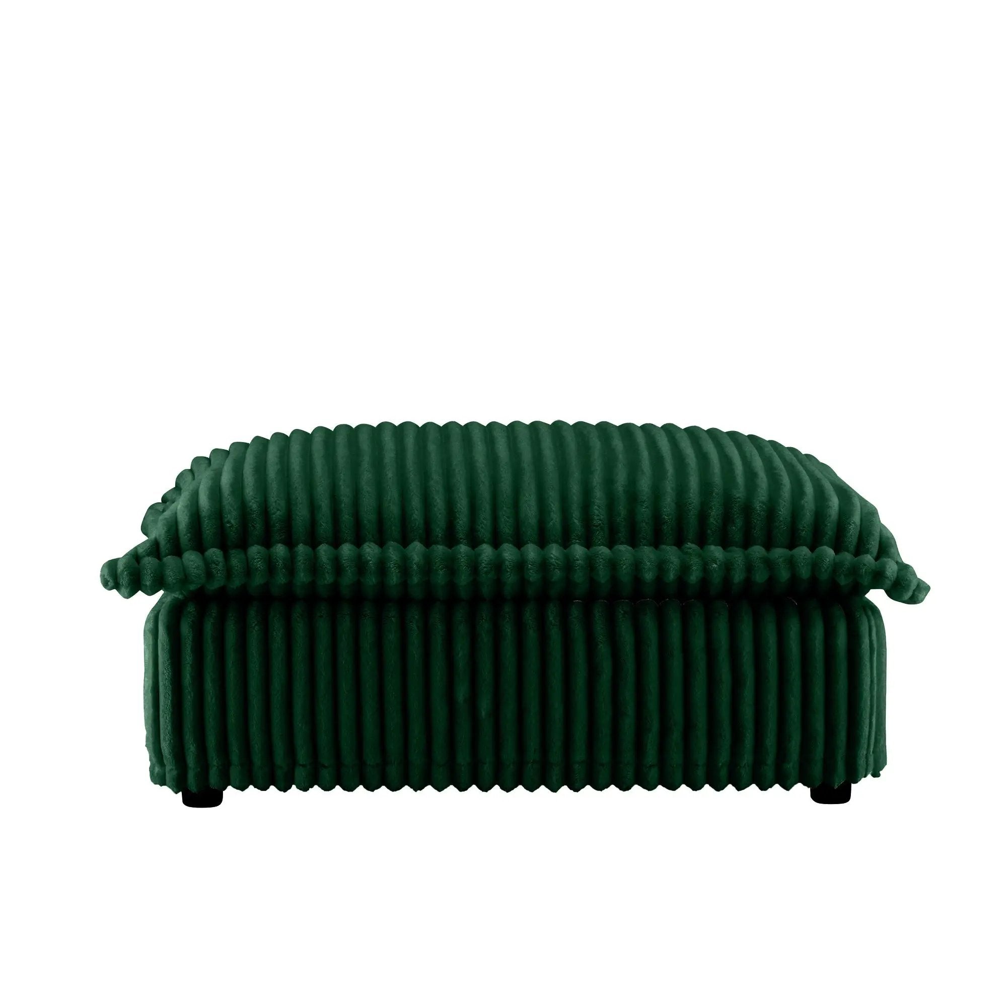 Luxurious Chenille Ottoman by HouseOfZazla