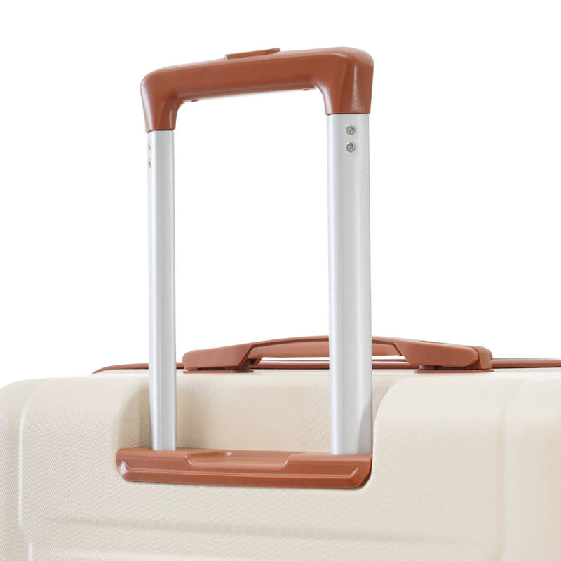 2 Piece Luggage Set With Bags Expanable Spinner Wheels ABS Lightweight Suitcase With Tsa Lock 20" / 24" by HouseOfZazla