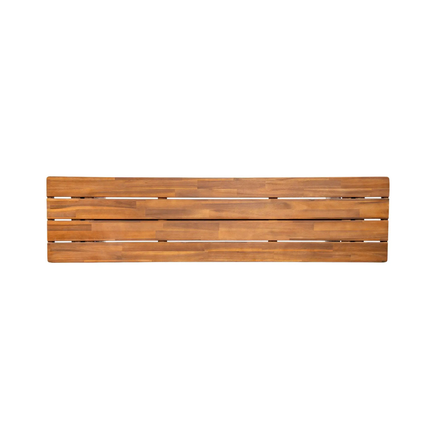 Outdoor Acacia Wood Bench Set of 2 with Teak Finish by HouseOfZazla