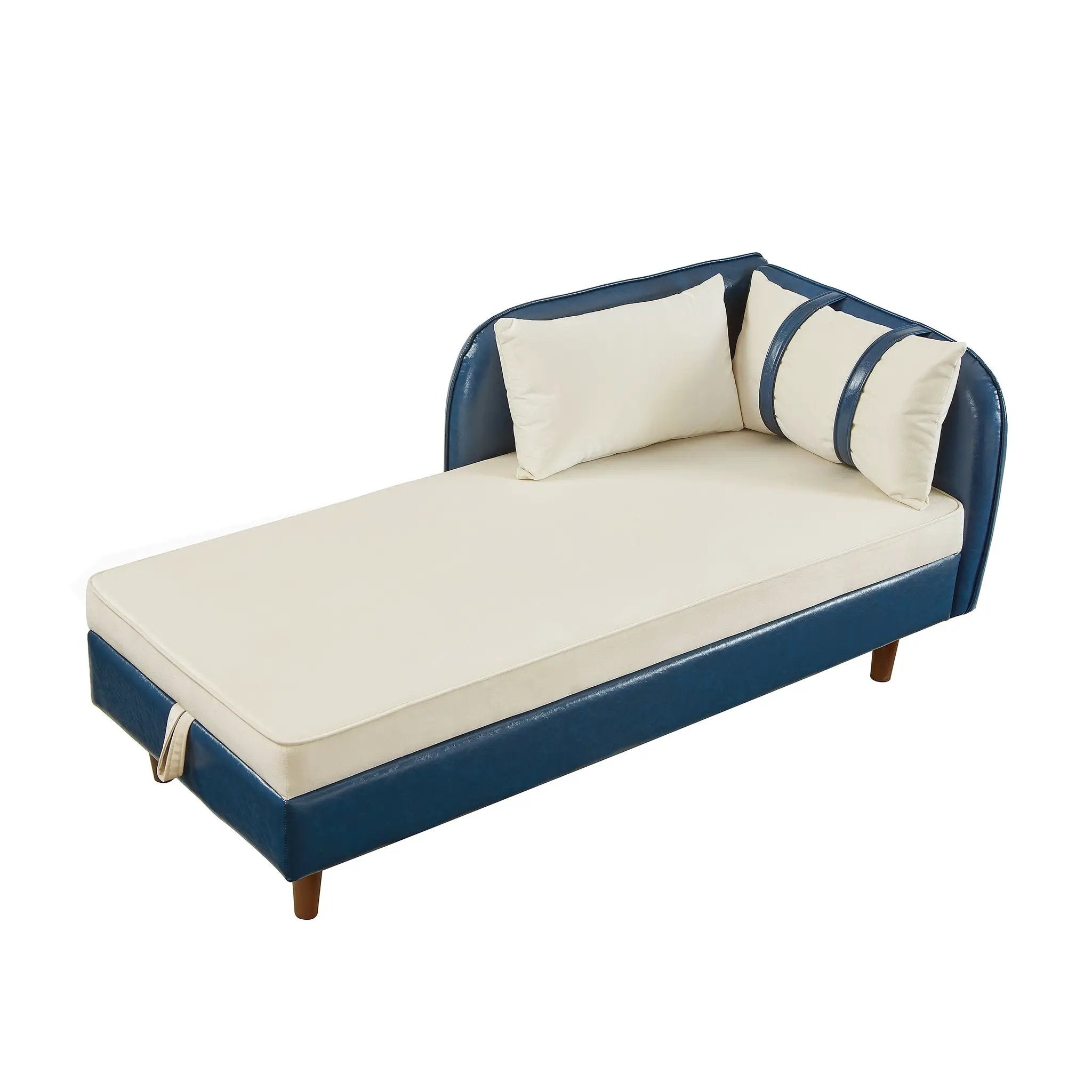 65" Storage Chaise Lounge Sofa by HouseOfZazla